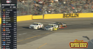 Reese’s Sweet Move of the Race: Max Reaves weaves through traffic at Berlin